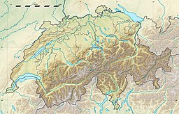 Sankt Antöniens läge i Schweiz