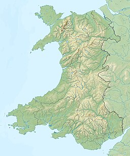 Location of lake in Wales