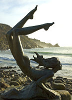 Naiad by Lamorna artist Colin Caffell