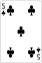 5 of clubs