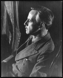 Eugene O'Neill en 1933 en una fotografía de Carl van Vechten.