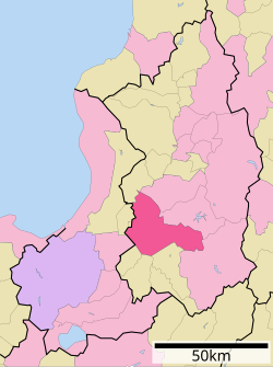 Location of Iwamizawa in