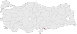 Kilis na mapě