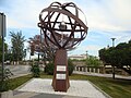 Monumento "Milla Cero" en Sevilla de 2010.