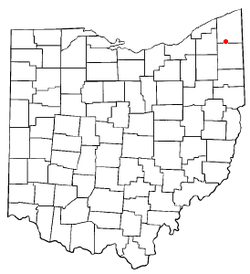 Location of Orwell, Ohio