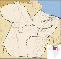 Localização de Limoeiro do Ajuru no Pará