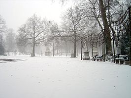 Het Warandepark anno winter 2003.