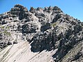 Southwest flank (ascent from the Landsberger Hut)