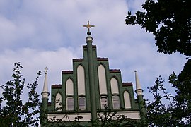 Treppengiebel der Schwedischen Kirche