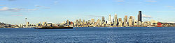 Skyline of Lakanbalen ning Seattle