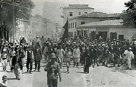 150 luftëtarë mirditorë hyjnë në Durrës për të mbështetur princin Wied (maj 1914)