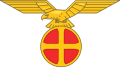 Emblem des norwegischen Nasjonal Samling mit Sonnenkreuz.