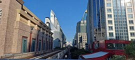 View from Chit Lom station.