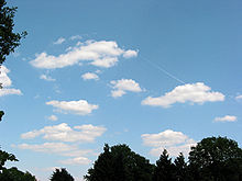 Cumulonimbus Incus in dissipating stage. Observed in Florida