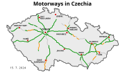 Vorschaubild für Liste der Autobahnen in Tschechien