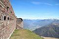 Blick ins Tal, im Hintergrund Bellinzona