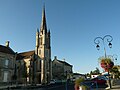 Le centre-ville de Saint-Genis-de-Saintonge.