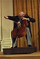 Mstislav Rostropovich, Cellist and conductor.