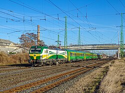 Scarbantia InterCity érkezik Győrbe