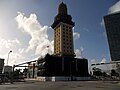 Preservation/maintenance work being done on the tower, March 2011