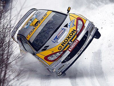 Jūso Pikelistē ar Peugeot 206 WRC