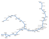 Piccadilly line route map