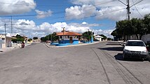 Praça Tertuliano de Souza Pereira, onde fica localizada a Igreja Católica Matriz.