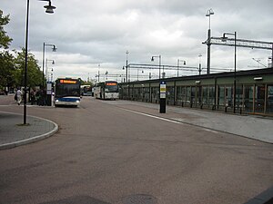 Bussterminalen.