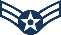 Insegna di Airman first class dell'US Air Force