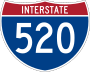 Interstate 520 marker