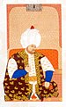 Selim al II-lea purtând turbanul imperial otoman.