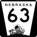 State Highway 63 marker