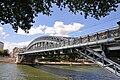 Bridge crossing the right arm of Seine River.