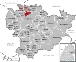 Rechberghausen - Localizazion