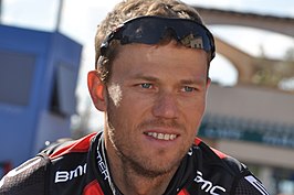 Hushovd tijdens de Ronde van de Haut-Var (2013)