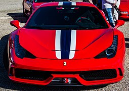 La Ferrari 458 Speciale vue de face.