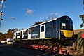 Ankunft des ersten Wagens der British Rail Class 484 am Wightlinks Fishbourne Fährterminal