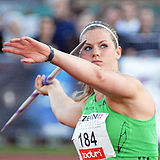 Ásdís Hjálmsdóttir Rang elf mit 55,86 m