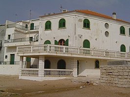 Het huis van de commissaris in Punta Secca