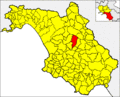 Collocatio finium Municipii in Provincia Salernitana.