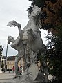 Einer der Rossebändiger, eine Skulpturengruppe auf dem Maria-Theresien-Platz