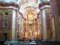 Interior da igreja da Abadia de Melk