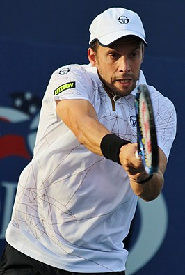 Gilles Müller op de US Open 2016