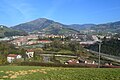 Tolosa eta Uzturre mendia. Tolosa and Uzturre mountain.