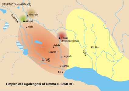 Extensió del Regne de Lugal-Zage-Si