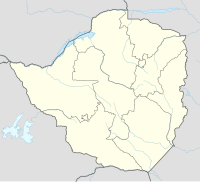 Khami na mapi Zimbabvea