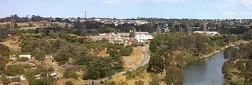 View of the western part of the site from Avondale Heights