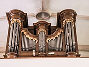 Orgue de Jean-Nicolas Jeanpierre dans l'église Saint-Blaise.