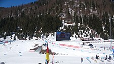 Biatlonové centrum Hochfilzen v roce 2017