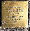 Stolperstein für Salli Simon